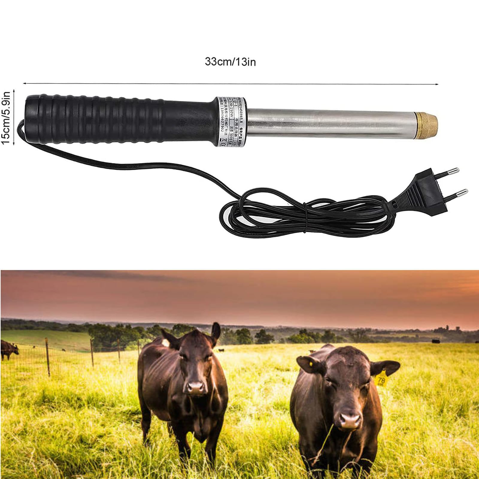 Decornatore Elettrico per Capre, Decornatore Elettrico Indolore per Bovini, Attrezzature Agricole e Attrezzi per L'allevamento di Bovini e Ovini