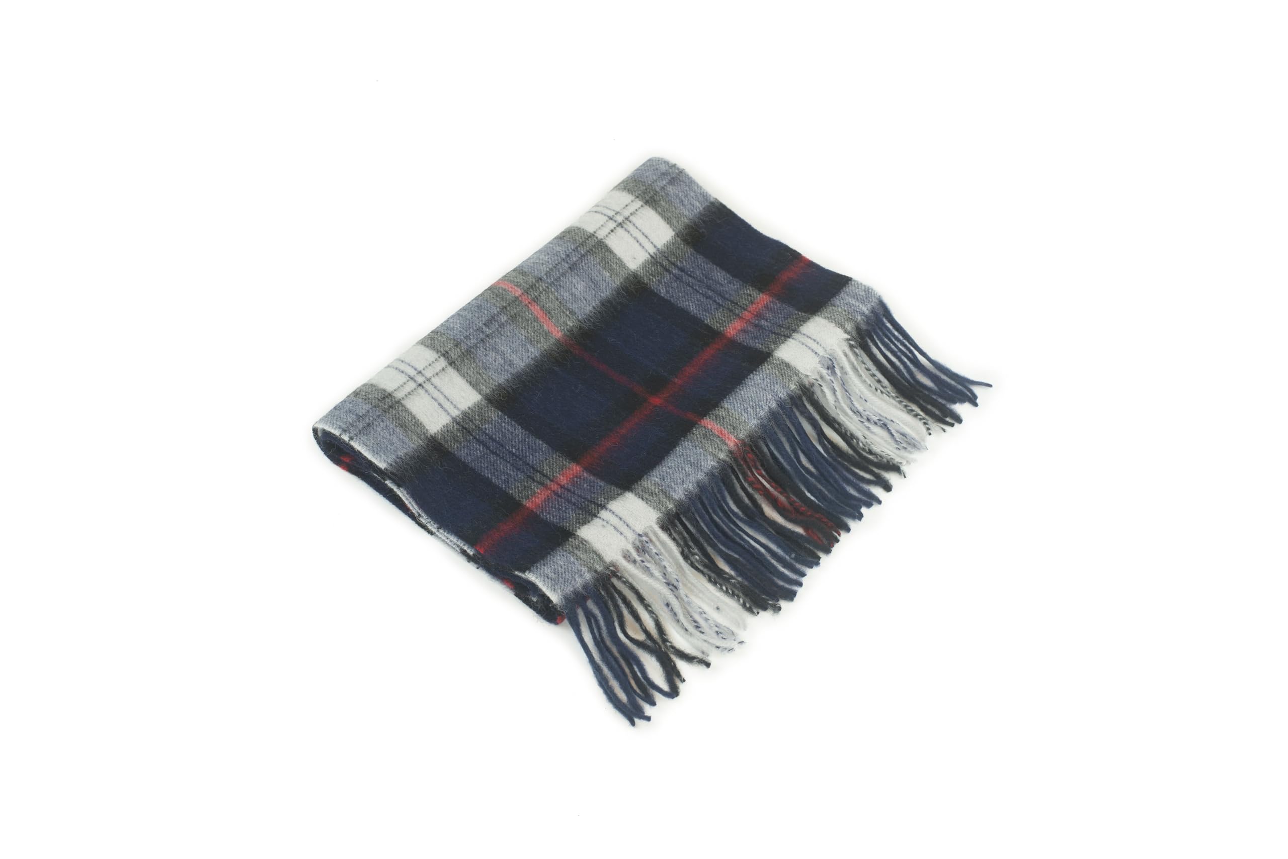 REALITY&FANTASY Sciarpa invernale scozzese scozzese in cashmere e 100% lana di agnello morbida per uomo e donna