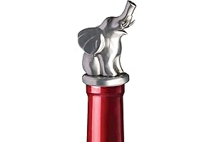 Stainless Steel Elephant Wine Aerator Pourer - Deluxe Decanter Spout for Robust...