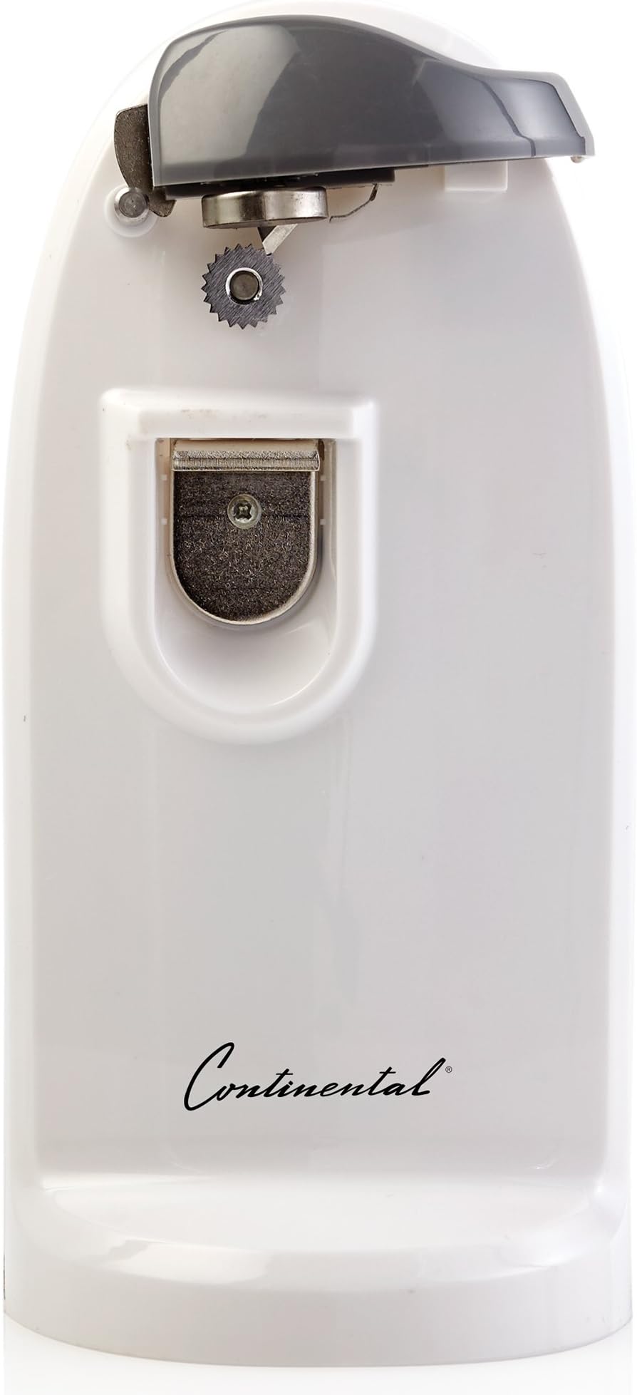 CE22261 Tall Can Opener, Bottle Opener, Knife Sharpener, White