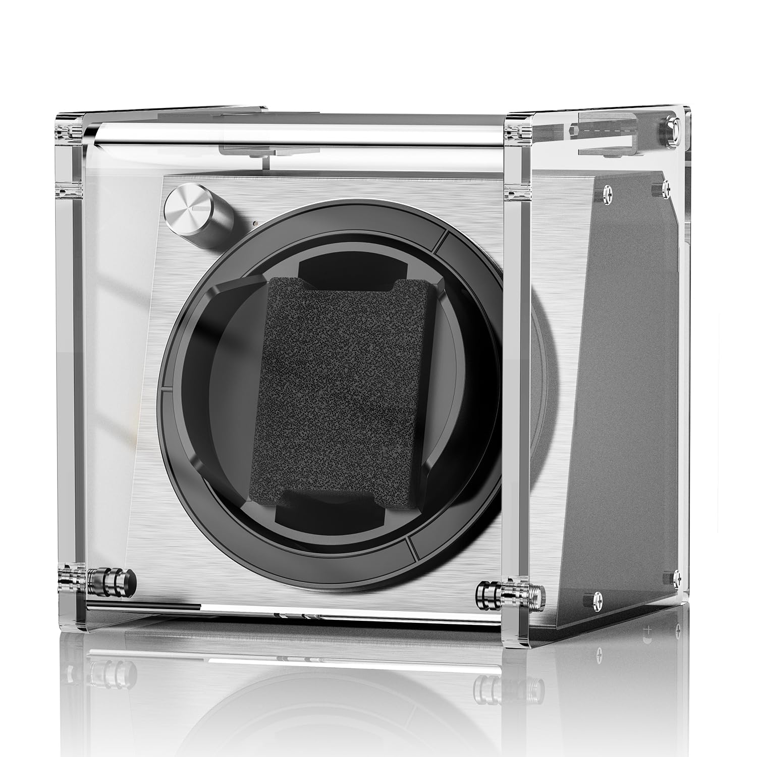 Watch Winder Smith Uhrenbeweger für 1 Uhr – Automatischer Uhrendreher mit 12-Uhr-Positionsstopp, 4 Laufmodi & leisem Japan-Motor