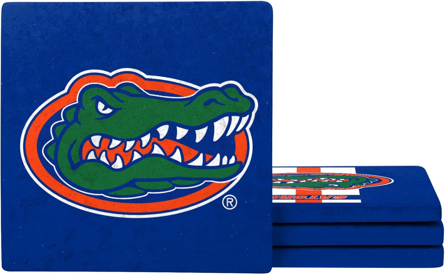 FOCO NCAA Official 4-Pack Beverage Drink Stone Coaster Set (Florida Gators) - Image 3