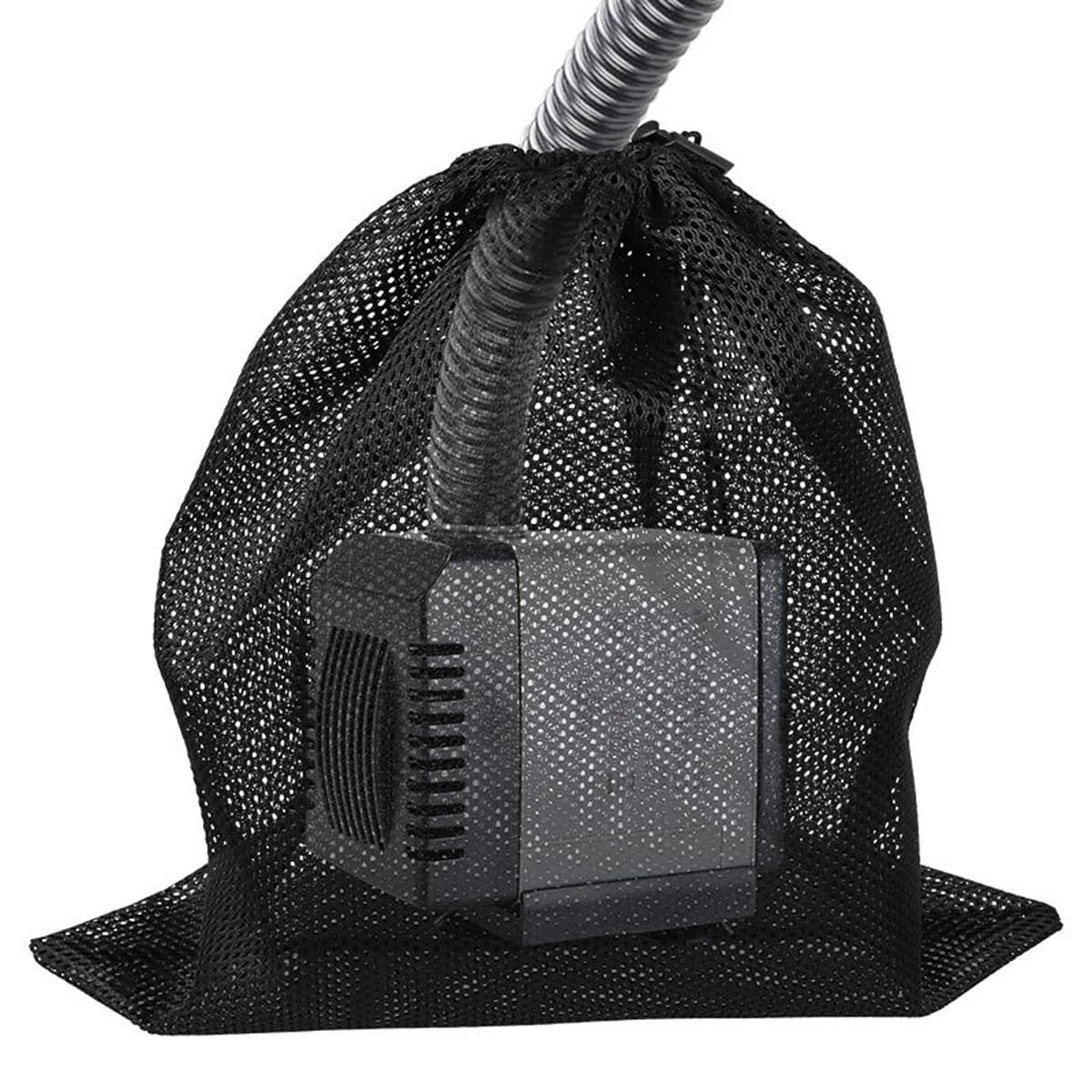 Alide Pond Pump Filter Bag,Outdoor Mesh Water Pump Cover Barrier Bag Box Basket,for Outdoor Water Ponds Filter (60x60cm)