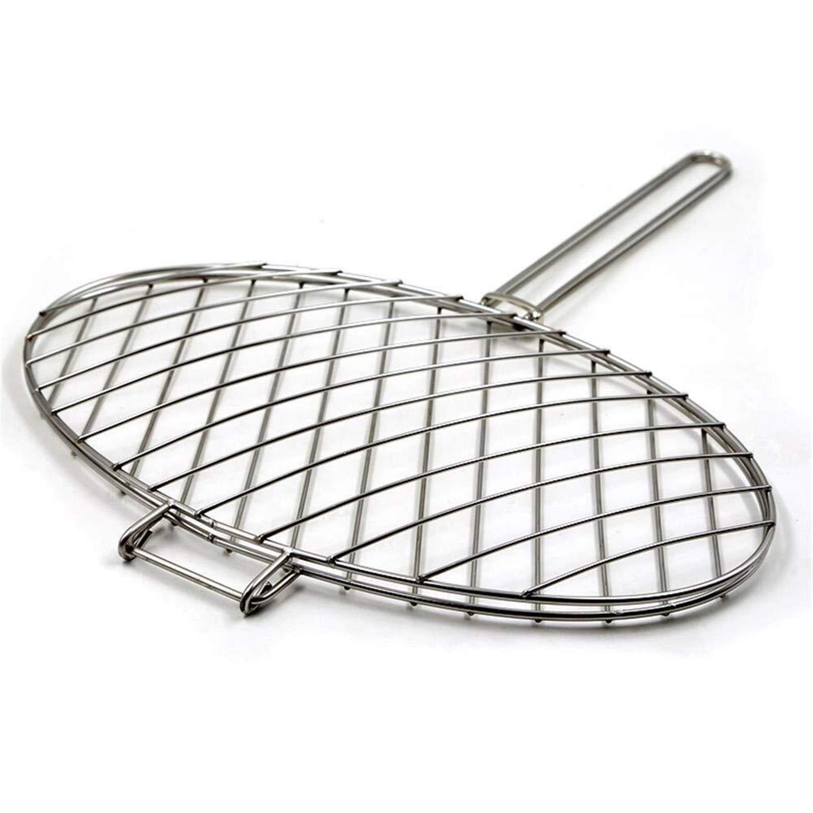 Koszyk do grilla, stojak, klips siatki, grillowanej ryby ze stali nierdzewnej, okrągły, Barbecue Beat