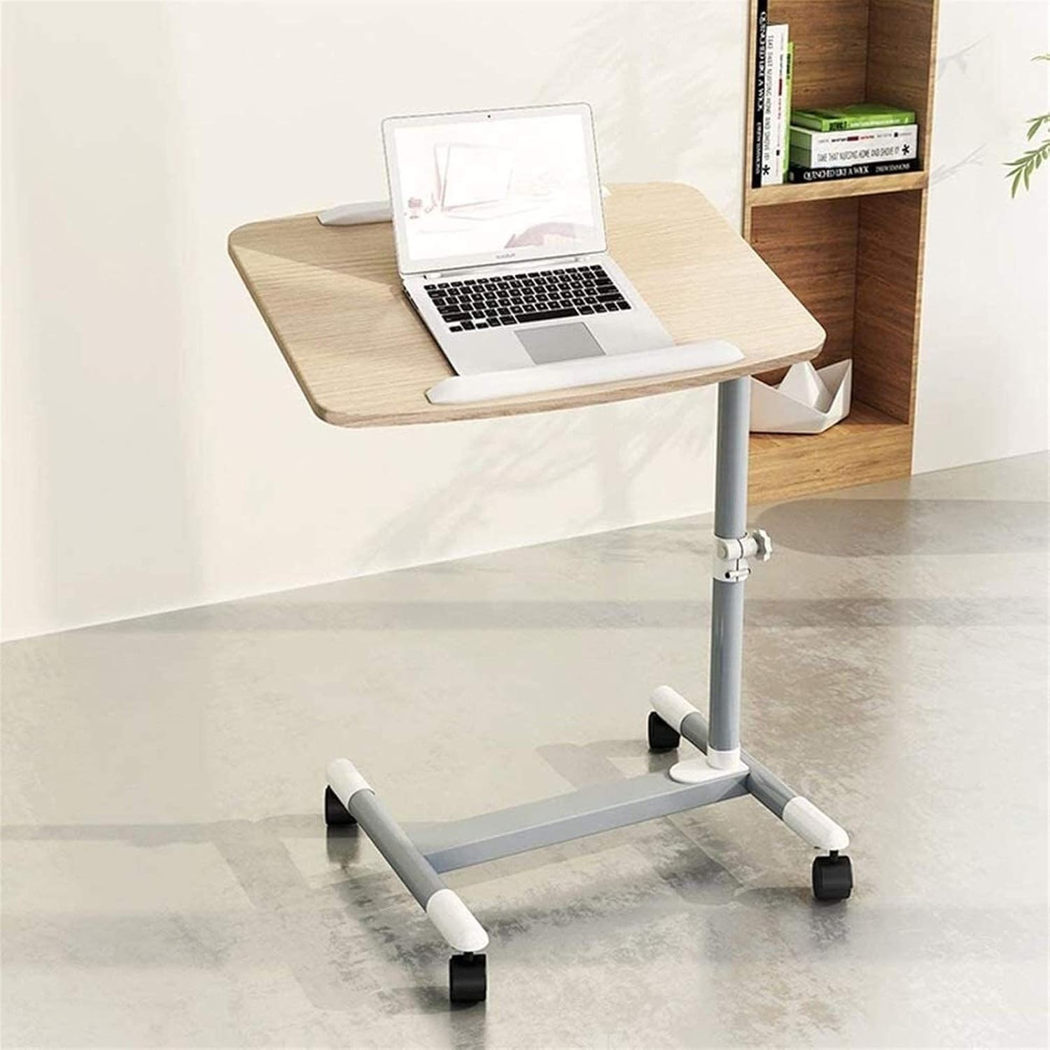 Laptop Stands 5888cm Overbed Table Adjustable Desks Rolling Laptop