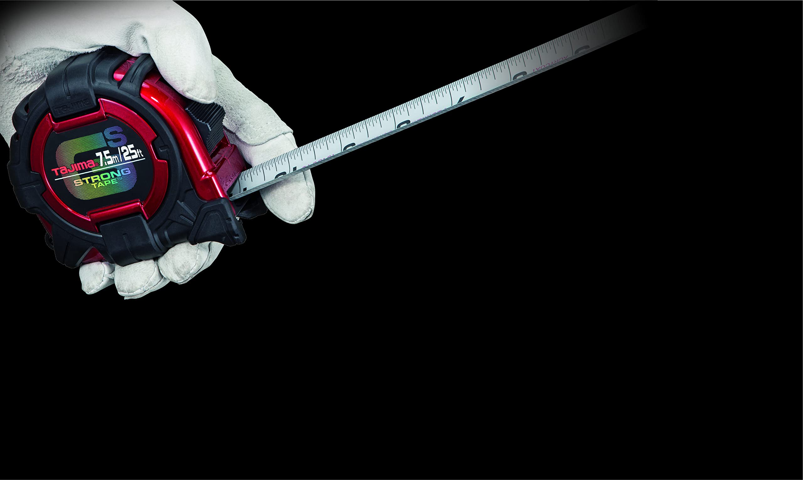 Tajima GS Lock - Cinta métrica (5 m), color negro