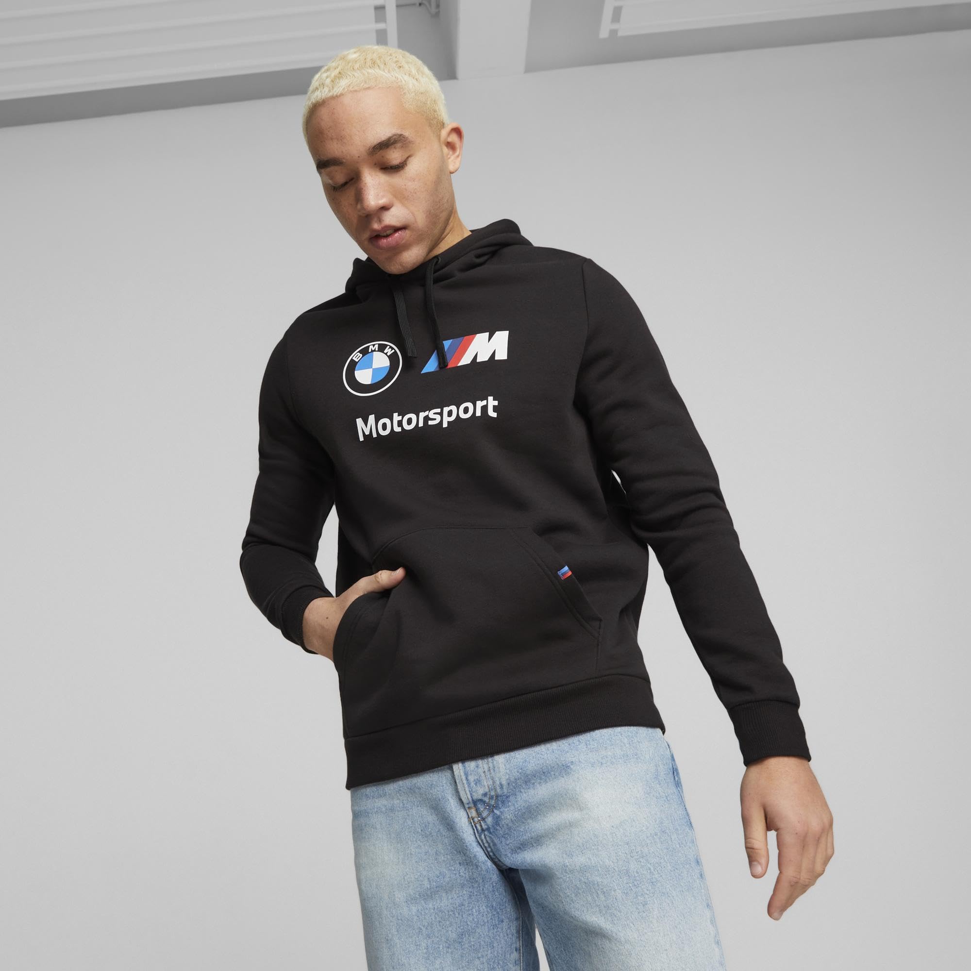 PUMA Sudadera con Tejido Polar BMW M Motorsport Hombre S, Black