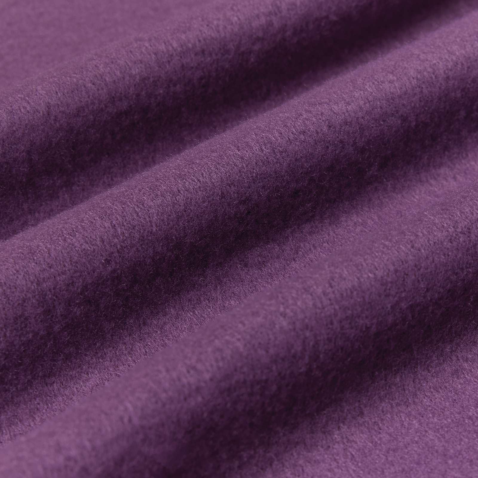 Fioletowy koc 240 x 220 cm wełna