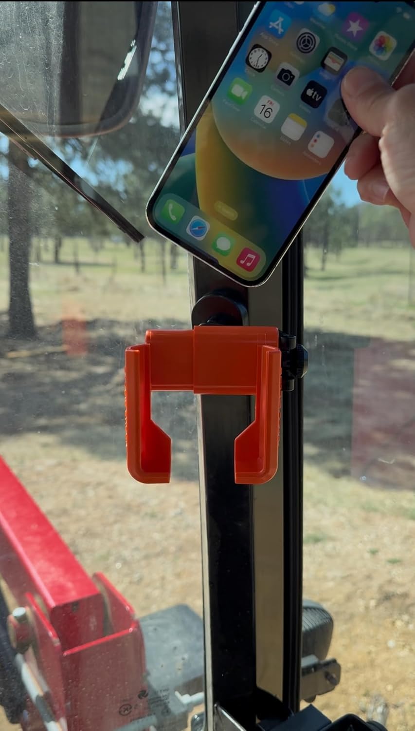 Caddie Buddy Magnetic Phone Mount for Tractors, Golf Carts and More