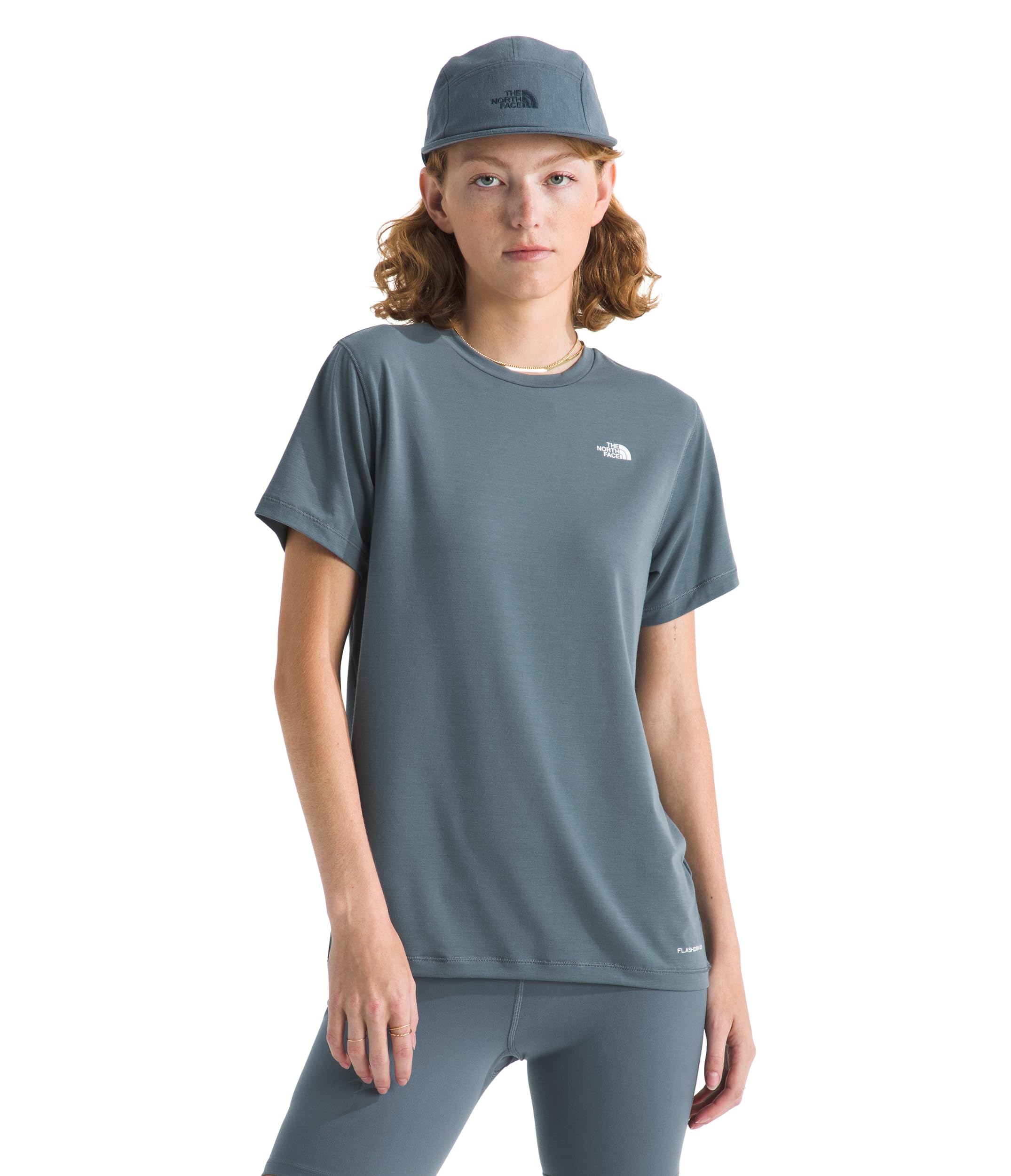 THE NORTH FACE Women's Adventure Tee | Short-sleeve Crewneck With Moisture Wicking Fabric, Set-in Sleeves