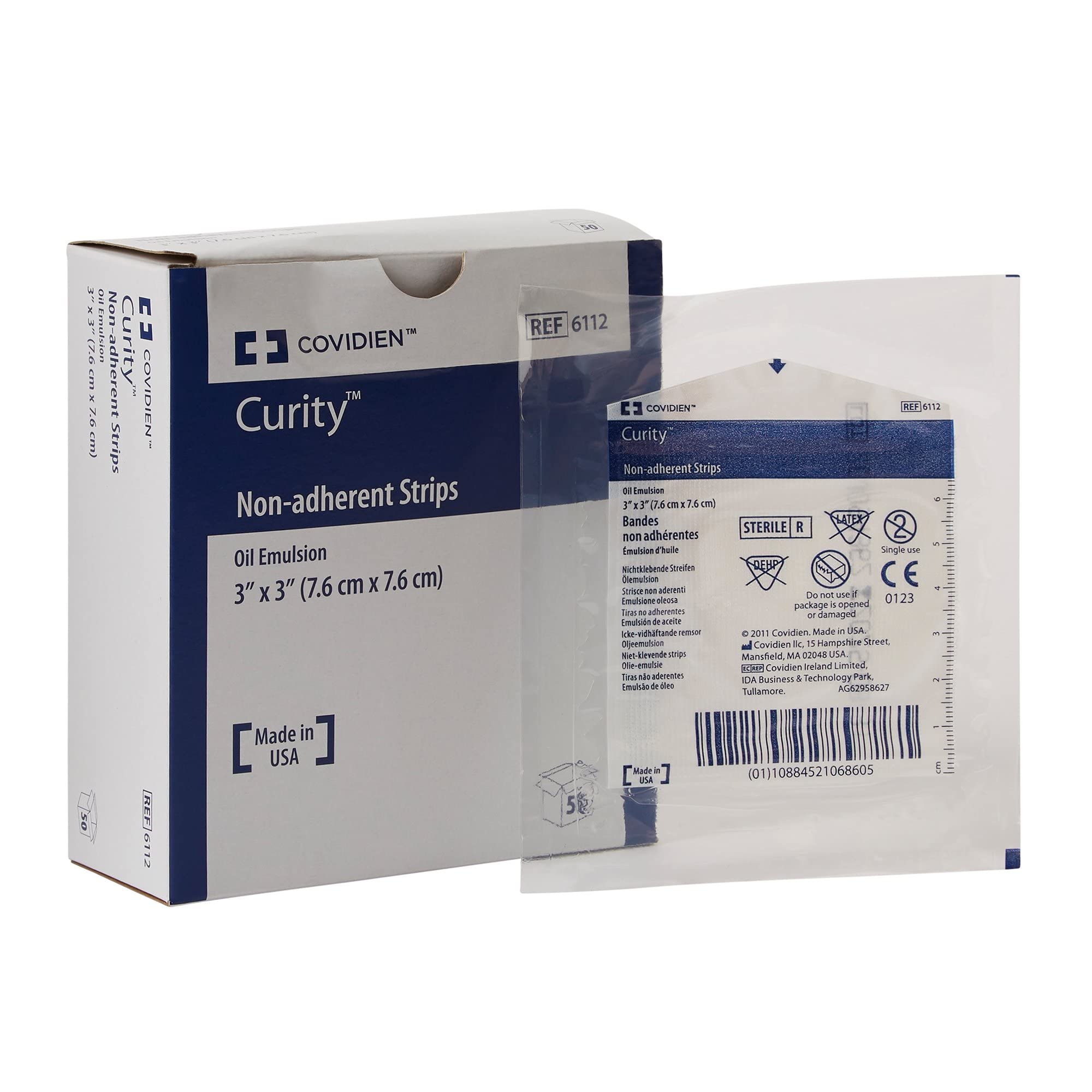 oil emulsion dressing Adaptic Impregnated Nonadherent Dressing, 3 x 3 Inch, Box-50 main image 0