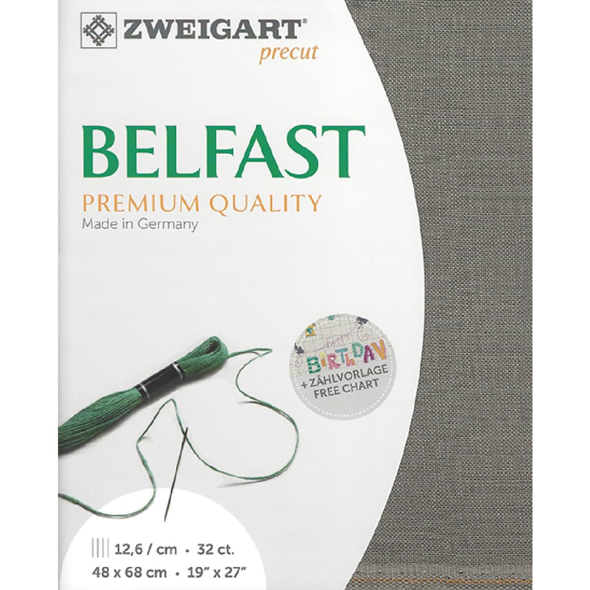 Zweigart Taping Belfast col.7025 pour créer vos décorations en point de croix