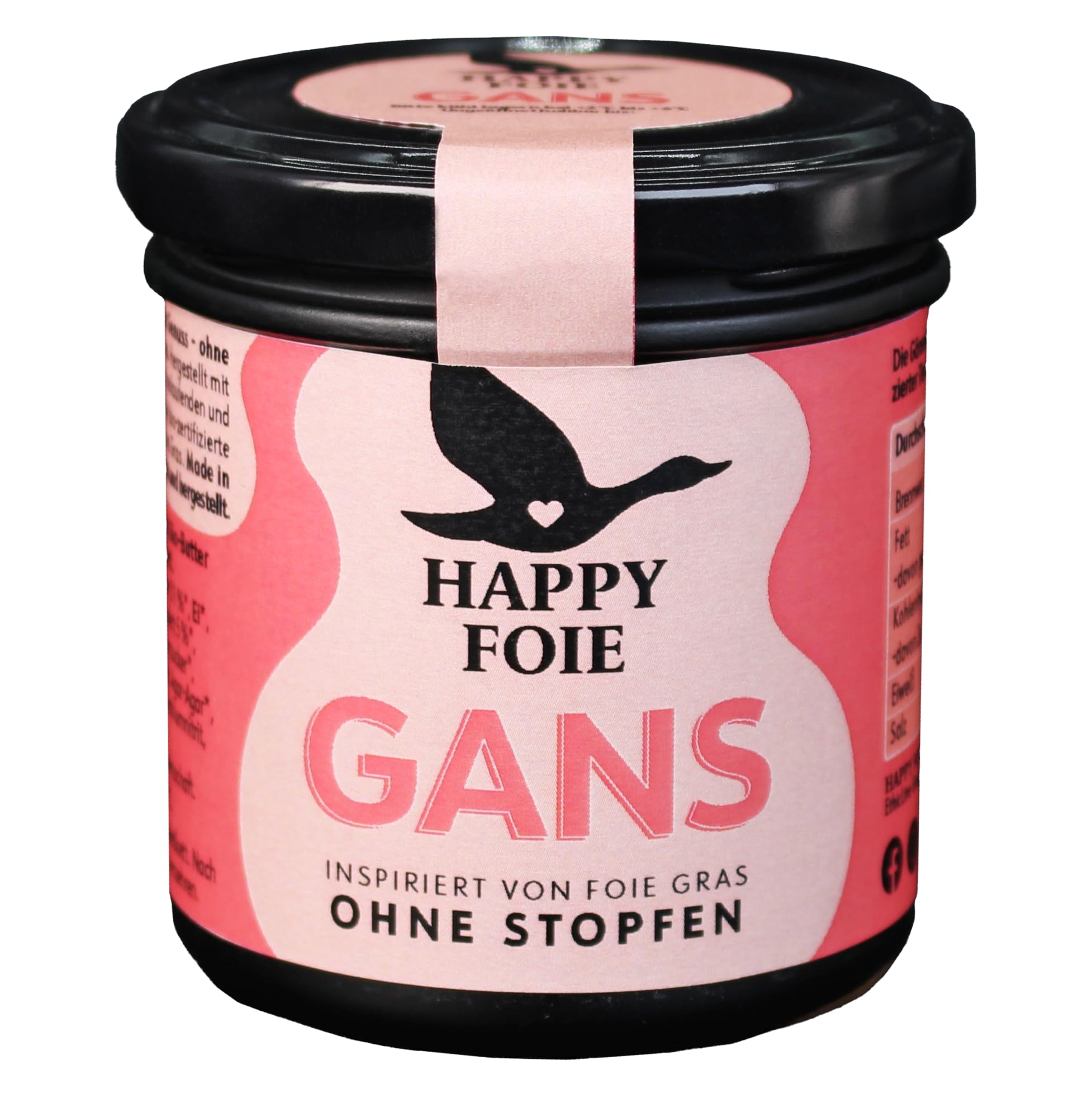 Happy Foie - Ohne Stopfen - 130g Glas (130g, Bio Gans)