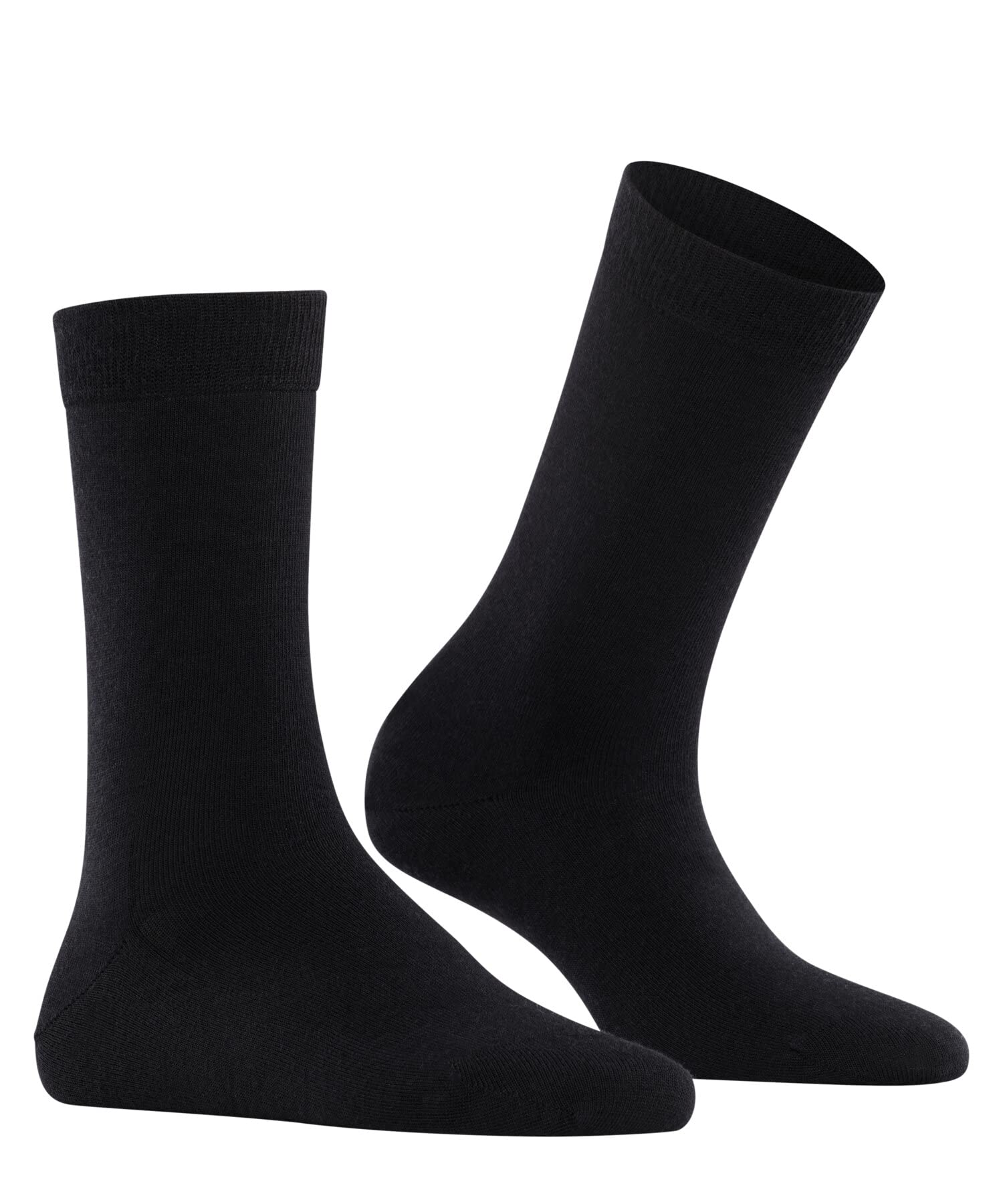 FALKE Kobiety Softmerino jednokolorowe oddychająca regulująca temperaturę neutralizująca zapachy wełna bawełna wzmocnione płaski niegniotący szew gładkie do biznesu i na co dzień 1 Para