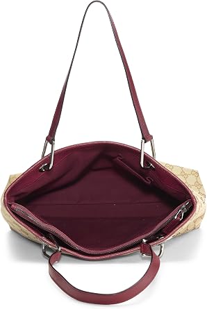 Pre-loved Burgundy Original GG Canvas Eclipse Tote, Burgundy