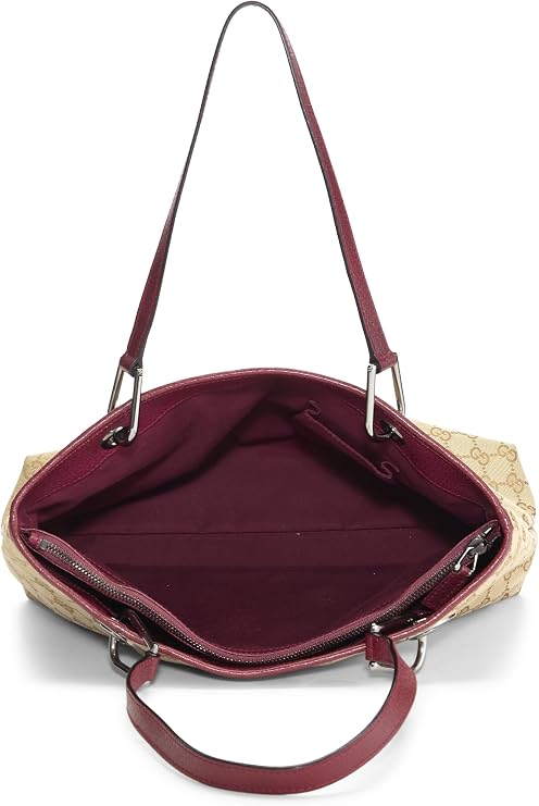 Pre-loved Burgundy Original GG Canvas Eclipse Tote, Burgundy