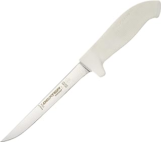 Dexter-Russell SofGrip 12" Scalloped Roast Slicer Knife | 24243 | High-Carbon DEXSTEEL Blade | Non-Slip Soft Rubber Grip Handle | NSF Certified, Stain-Free, Made in USA