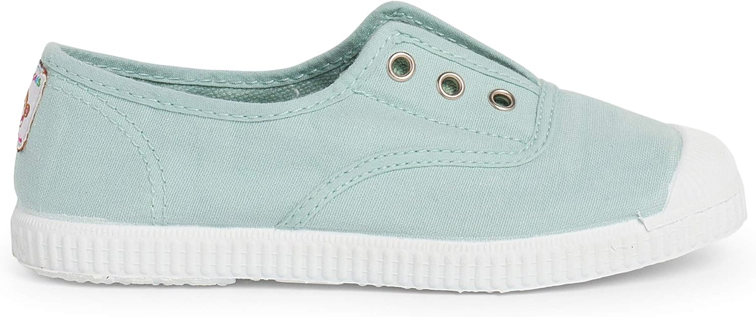 Pisamonas Zapatillas Lona Punta Goma Sin Cordones