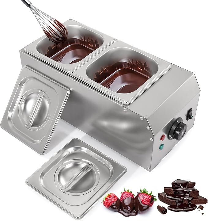 DynaLiving 2Tanks Chocolate Melting Machine Upgraded