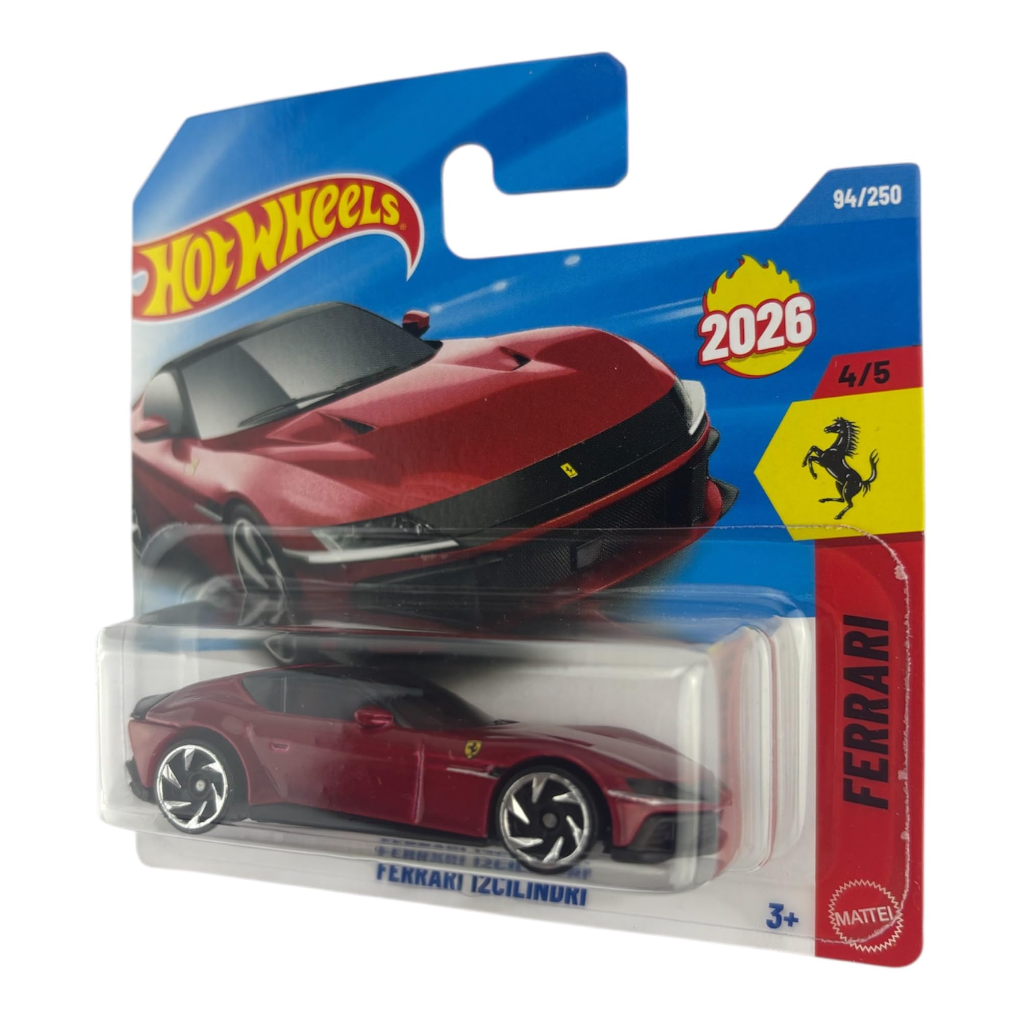 Hot Wheels Ferrari 12Cilindri Ferrari 4/5 Red Mattel 2026 (94/250