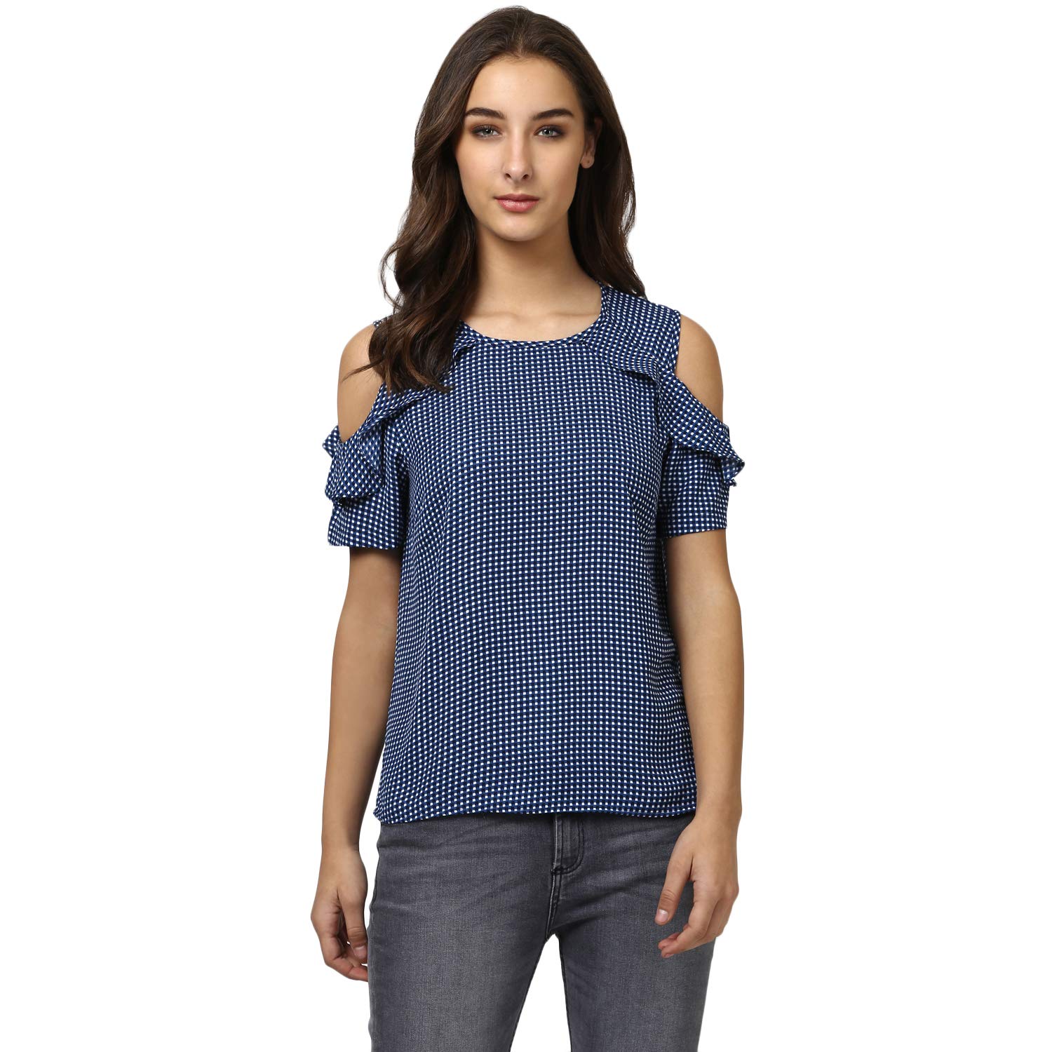 Checkered Regular Fit Top-image-2