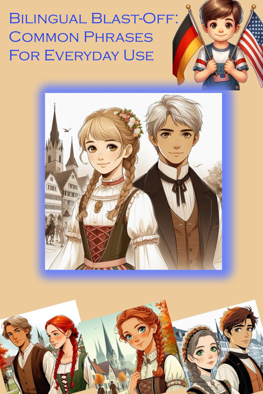 Bilingual Blast-Off: Common Phrases For Everyday Use: Short Stories in German for Beginners ((Children learn German-Kinder lernen Englische))