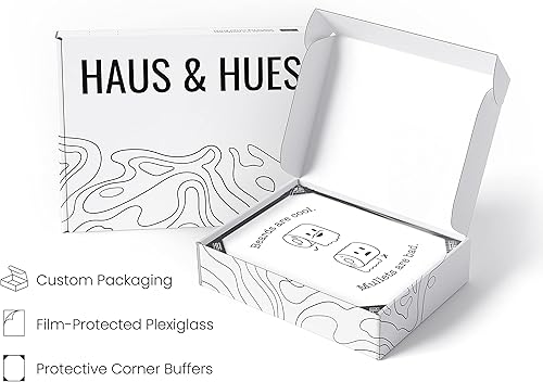 Miniatura 185 de HAUS AND HUES Decoración Divertida de Baño – Arte de Pared de Barba y Mullet, Letrero Humorístico de Baño, Impresión de Pared Divertida para Baño o