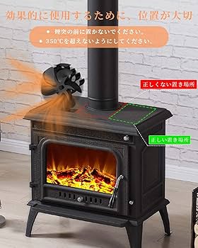 新品　EIVOTOR　ストーブファン　エコファン　薪ストーブ 新品 EIVOTOR ストーブファン エコファン 薪ストーブ Amazon.co