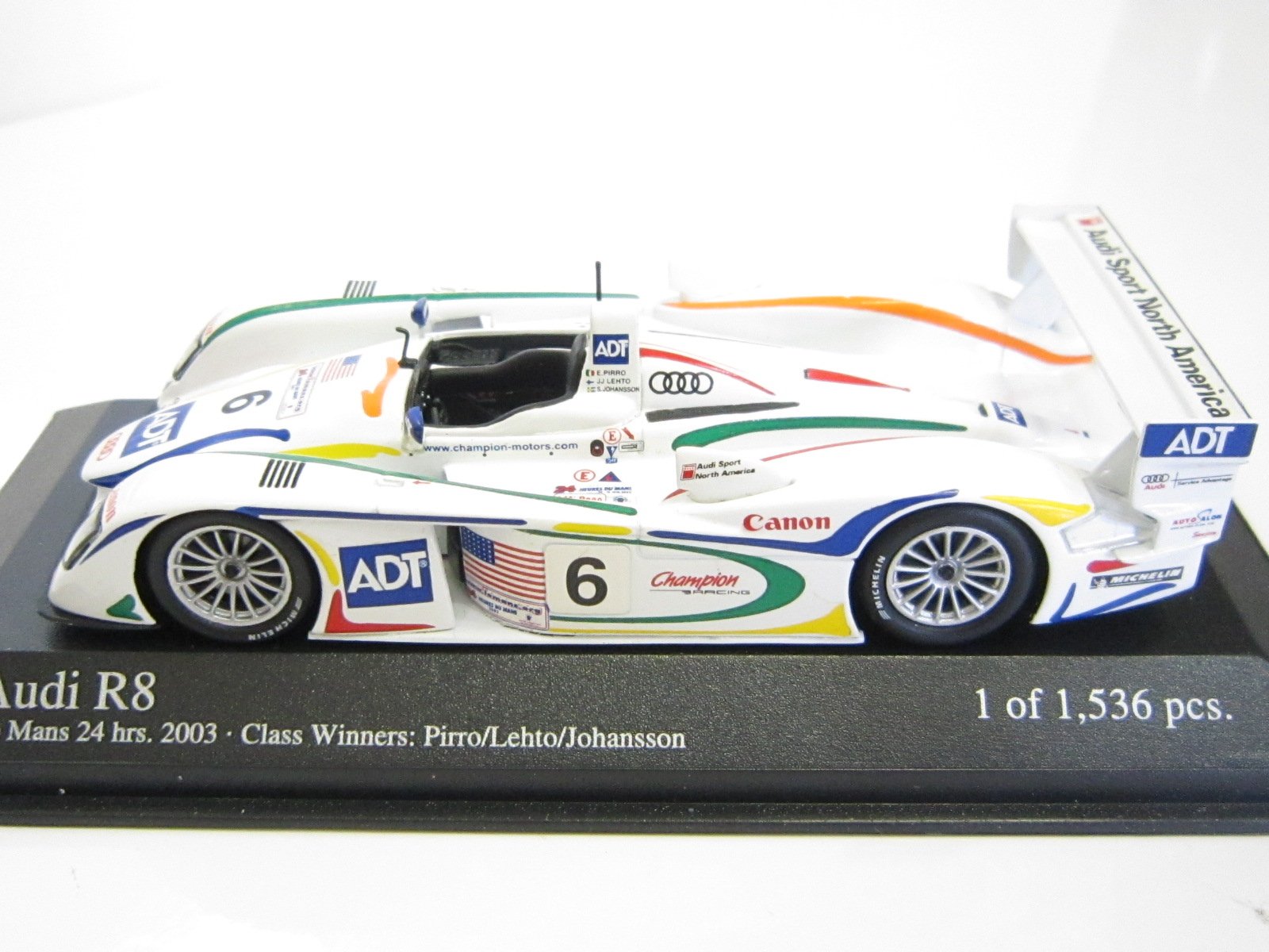 AUDI R8 3RD PLACE 24H LE MANS 2003 PIRRO