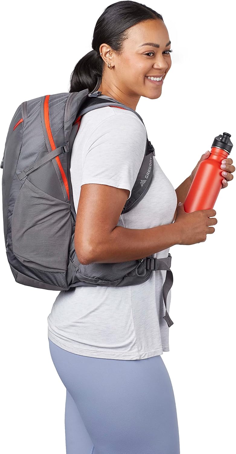 Gregory Maya 15L Women's Day Hiking Backpack, Ventilated Backpanel, Built-In Hydration Attachment for Water Bladder (Reservoir Not Included), One Size Fits All, Storm Blue