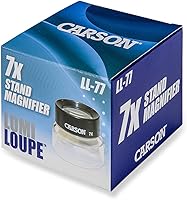 Vista 7 de Carson LumiLoupe 7x Lupa de soporte preenfocado (LL-77)