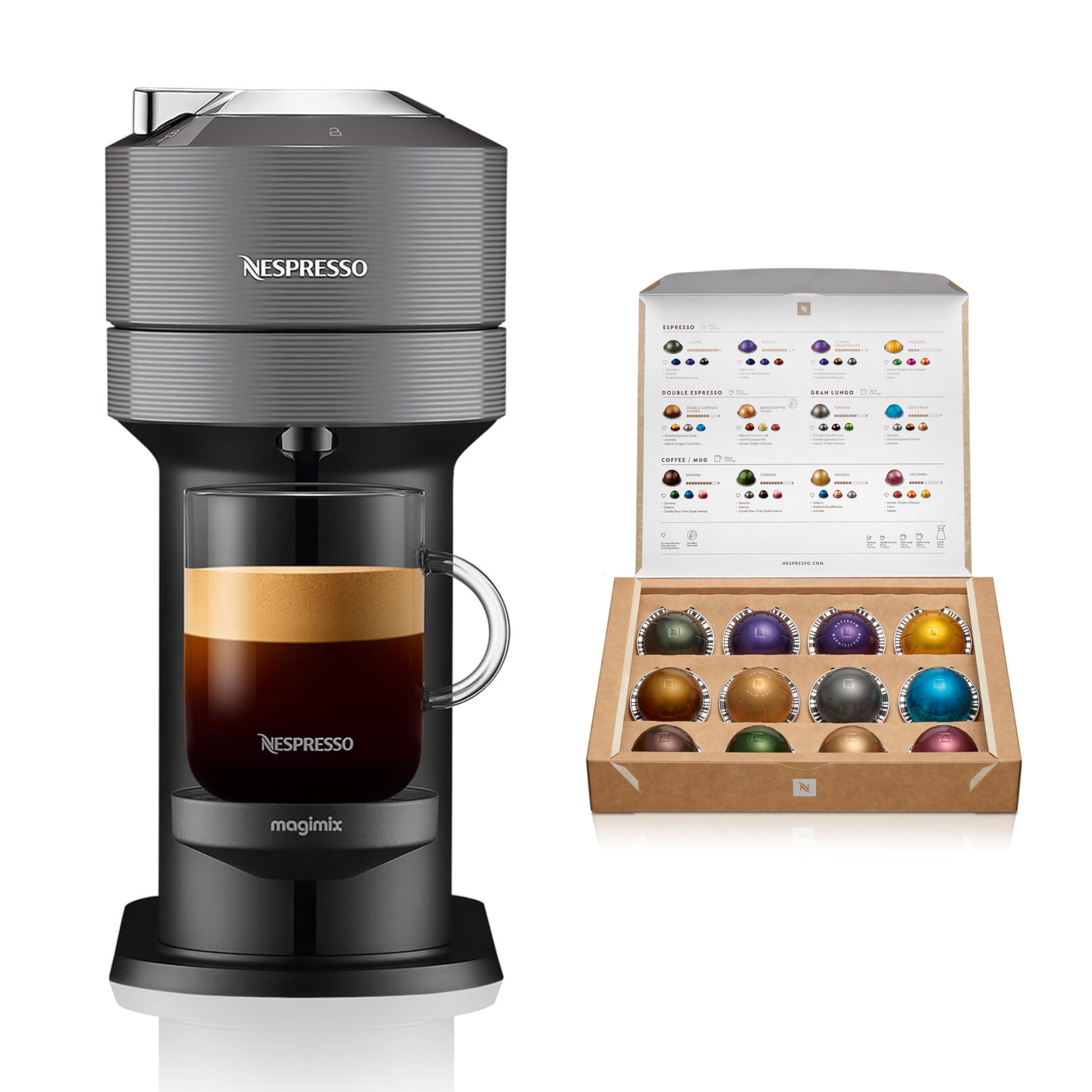 Nespresso Machine Automatic Nespresso Vertuo Next Automatic Pod Coffee Machine for Americano ...