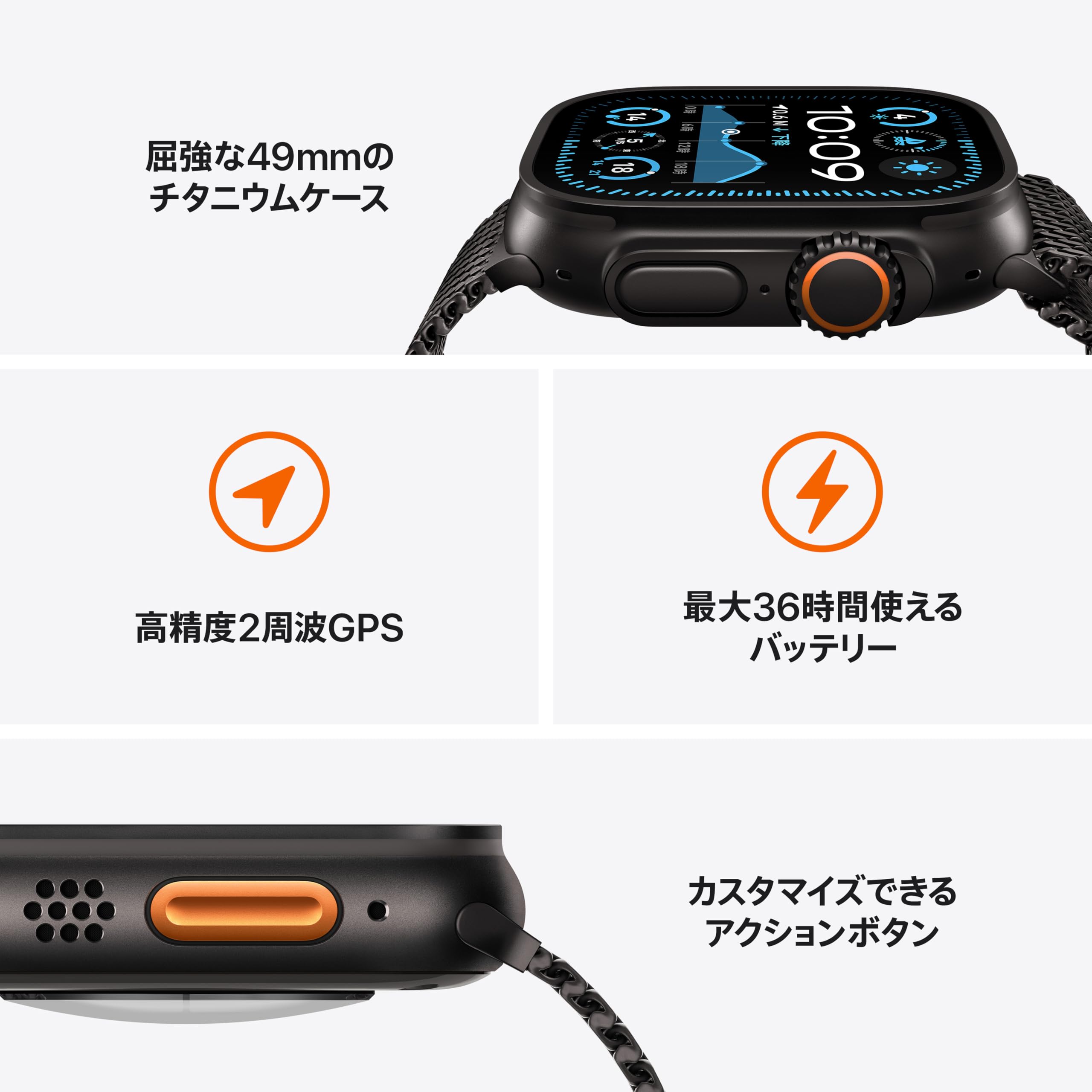 Amazon.co.jp: 【整備済み品】 Apple Watch Ultra 2(GPS + Cellular 