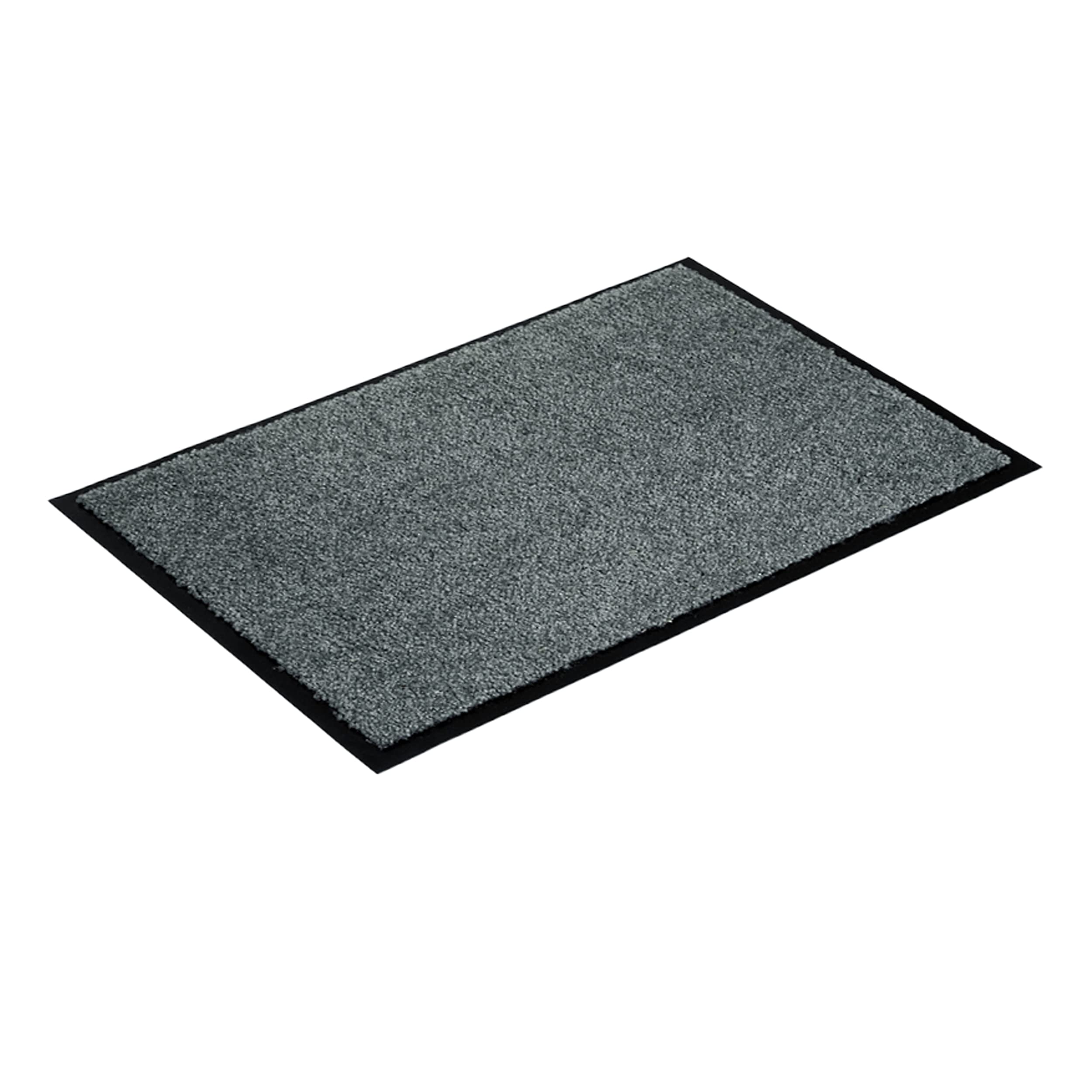 Rutschfeste Eingangsmatte Innen Fußmatte - Grau 90 x 150 cm (Rechteckig) | Langlebige Schmutzfangmatte pflegeleicht Läufer Flur farbecht Türmatte schmutzabweisend Sauberlaufmatte Innenbereich robust