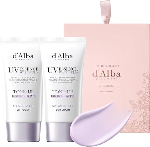d'Alba トーンアップ UVエッセンス サンクリーム 50mL×2本 のレビュー画像（評価★4.4）
