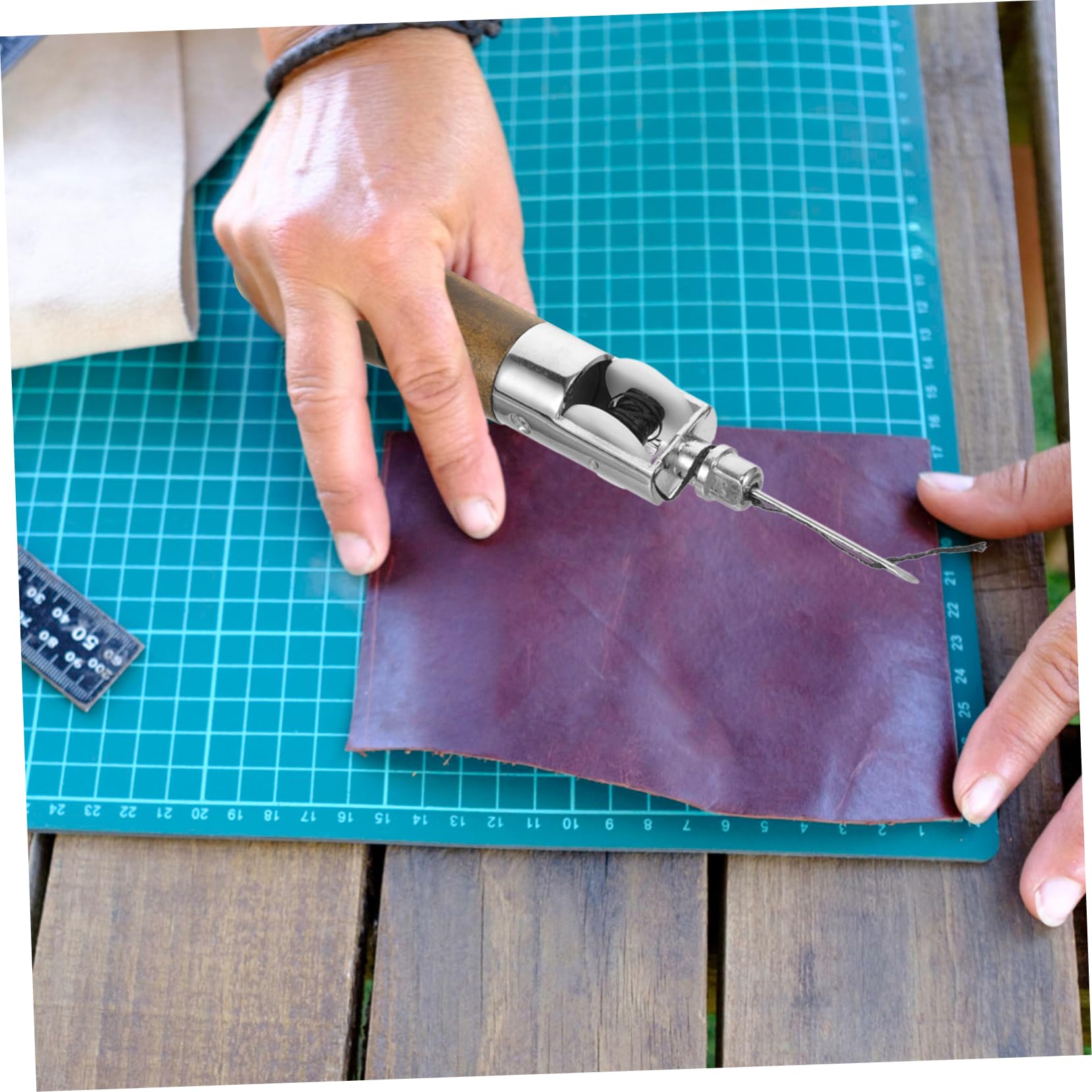 NUOBESTY 3sätze Leder Nähset Mit Handnähahle Tragbares Werkzeug Für Lederhandwerk Umfassendes Reparaturkit Für Taschen Gürtel Und Mehr Für Anfänger Und Profis