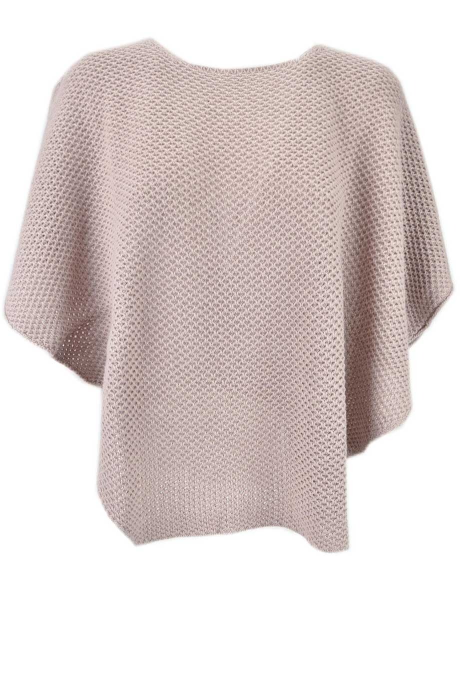 Hekla&CoPoncho Woman Poncho Round Mesh Honeycomb