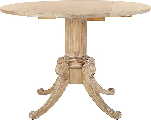 Miniatura 9 de Safavieh Home Forest - Mesa de comedor tradicional con hojas de gota Gris (Grey Wash),Rústico natural.,https://www.amazon.com/dp/undefined