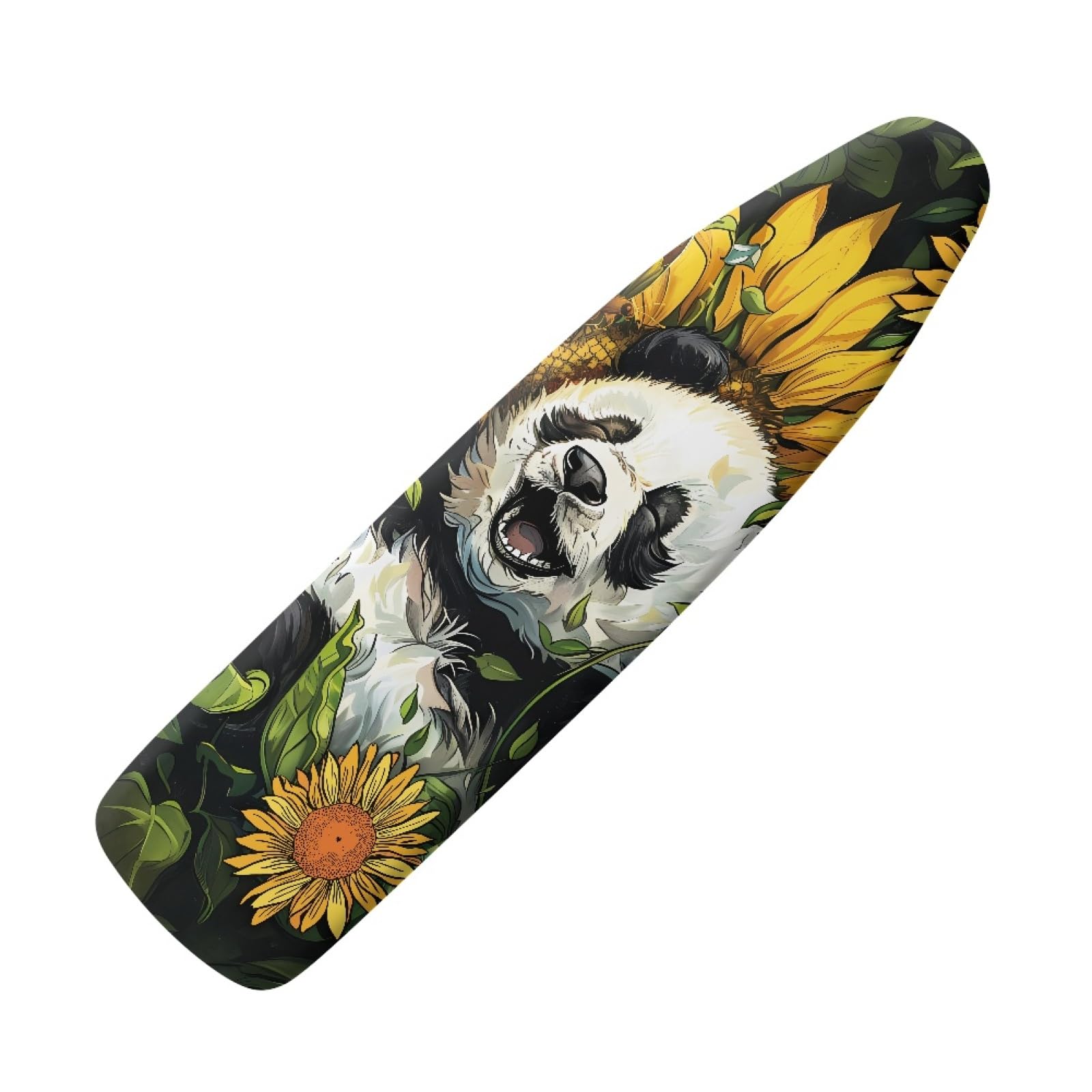 Ironing Board Cover 125X43 Panda Padded Iron Board Cover With Elasticated, Easy Fit And Resists Scorching, Cord Binding & Stretch System