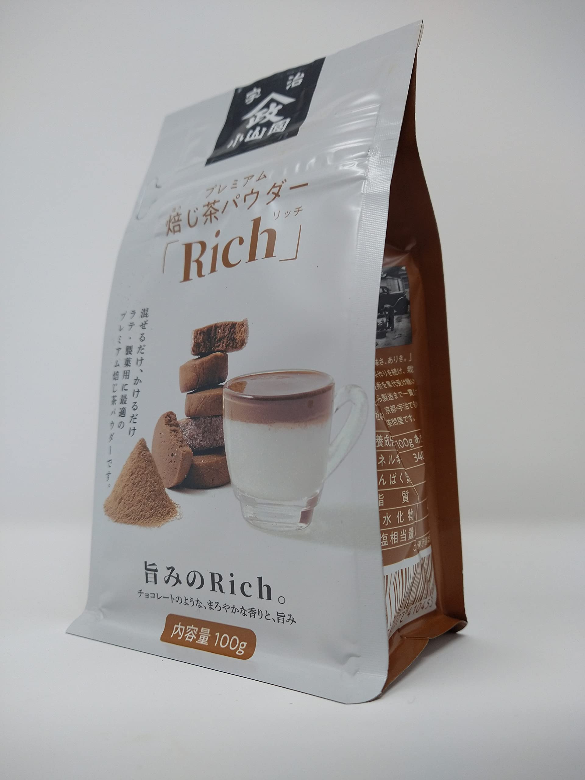 Amazon.co.jp: ほうじ茶パウダー Rich 100g 山政小山園謹製（無添加