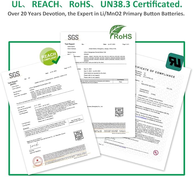 Pilas CR2032 Litio 3V YFCN 10 Unidades miniatura 9