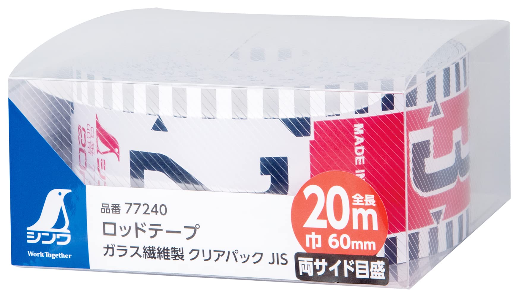 Amazon.co.jp: シンワ測定(Shinwa Sokutei) ロッドテープ ガラス繊維製