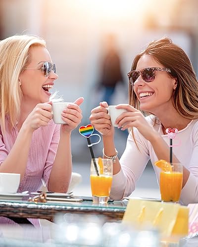 Miniatura 6 de Stanley Cup - 8 piezas de accesorios para vasos Stanley de 30 a 0.394 in con asa, tapa de popote de 0.4 pulgadas, bonita tapa de silicona para beber