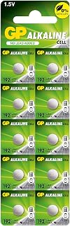GP Alkaline Cell Battery LR41 192 1.5V [10 Pack]