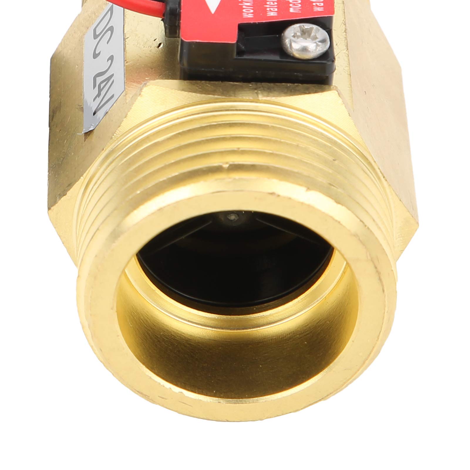 YF-B10 Capteur De Débit D'eau En Cuivre à Fil Extérieur De 1 Pouce, Débitmètre à Effet Hall, Débitmètre à Effet Hall, Débitmètre à Turbine DC 24V 2~50L / MIN