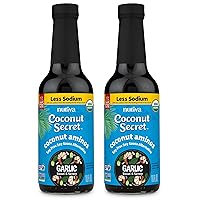 Vista 1 de Aminos de coco, salsa de ajo Coconut secret, 10 onzas líquidas, secreto de coco, aminos de coco, salsa de ajo, 10 onzas líquidas