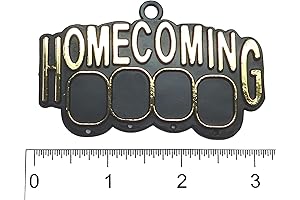 Homecoming Charm 1 Set PER PKG (Black/Gold) for Mom Keepsakes Trinkets