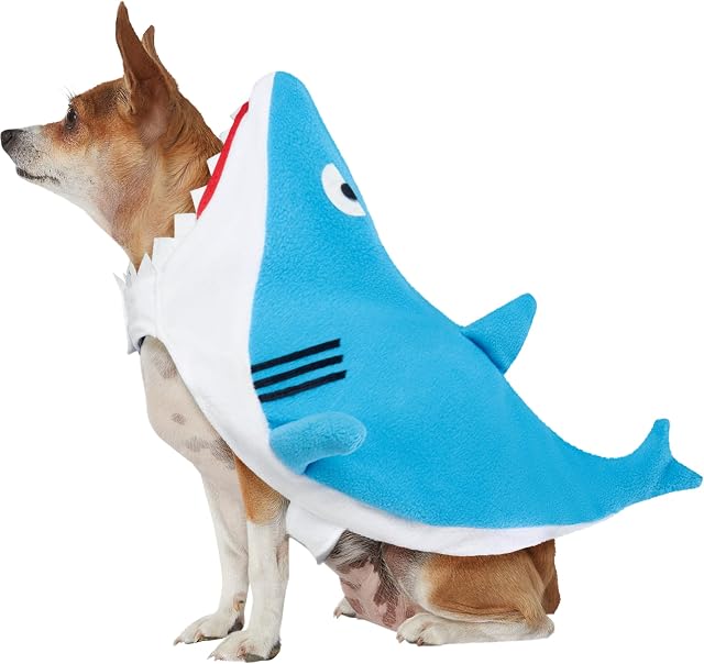 Foto 3 de 8 de Rubie'S Disfraz Oficial para Perro, tiburón, Mediano