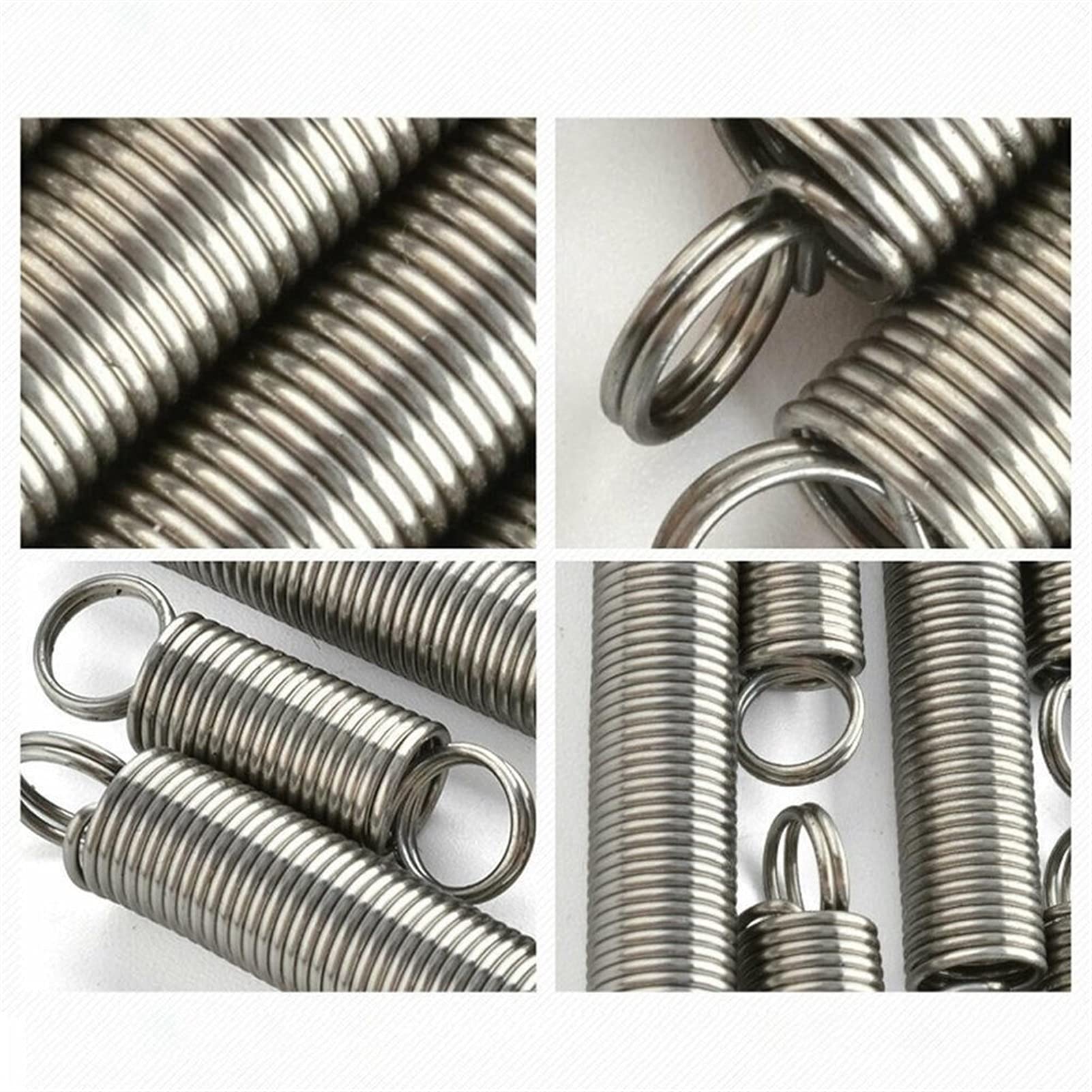 Extension Heavy 5 Pieces, 0.3mm Wire Diameter, 3mm Outer Diameter, 65-120mm Length 304 Stainless Steel Small Expansion Tension Spring Wire Hook ( Size : 0.3x3x120mm )