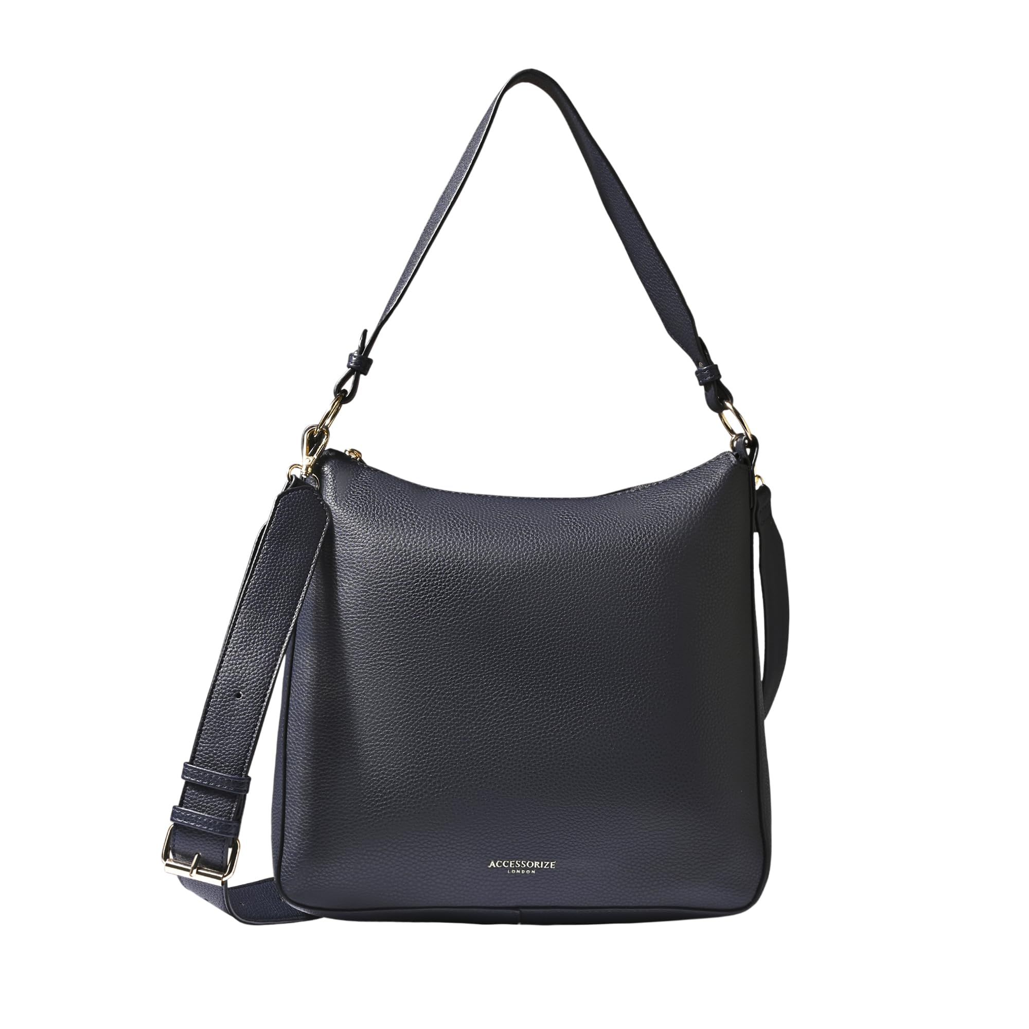 Accessorize London Womens Black Slouch shoulder Bag (B0D69R9BGZ) Amazon Price History, Amazon Price Tracker